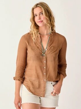 Carve designs Dylan textured shirt in rum color XL
